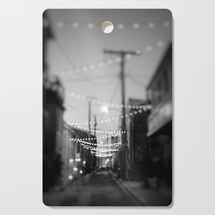Party Lights in the City x Baltimore Maryland Cutting Board Gallery Image 1
