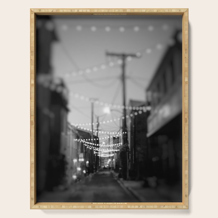 Party Lights in the City x Baltimore Maryland Serving Tray Gallery Image 1