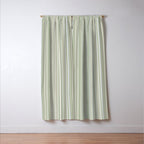 Fine Striped Pattern Vertical in Sage Green, Gray, Beige, and Cream Window Curtain Gallery Image 3