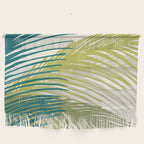 Green Palm Leaf Silhouettes Wall Hanging Gallery Image 1
