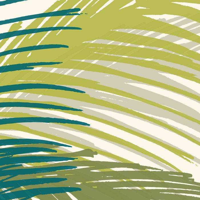 Green Palm Leaf Silhouettes Coffee Mug Gallery Image 2