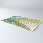Green Palm Leaf Silhouettes Rug Gallery Image 3