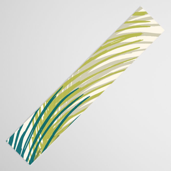 Green Palm Leaf Silhouettes Table Runner Gallery Image 3