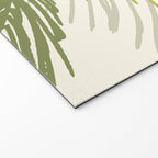 Green Palm Leaf Silhouettes Welcome Mat Gallery Image 2