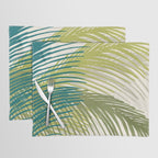 Green Palm Leaf Silhouettes Placemat Gallery Image 1