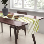 Green Palm Leaf Silhouettes Table Runner Gallery Image 2