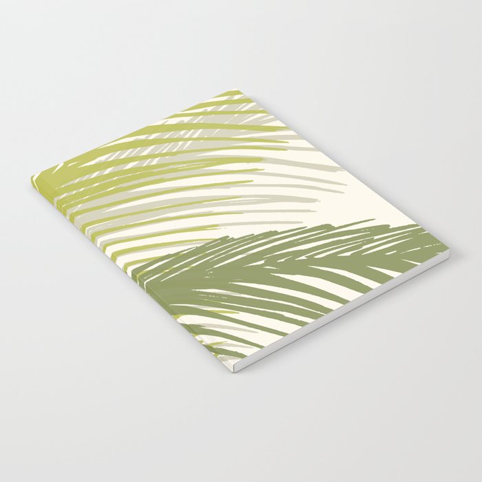 Green Palm Leaf Silhouettes Notebook Gallery Image 2
