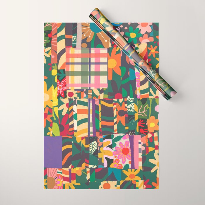 Patchwork #4 Wrapping Paper Gallery Image 1