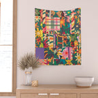 Patchwork #4 Wall Tapestry Gallery Image 2
