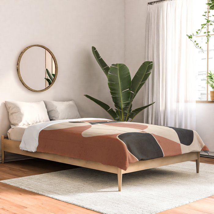 Modern Abstract Minimal Art 22 Comforter Gallery Image 2