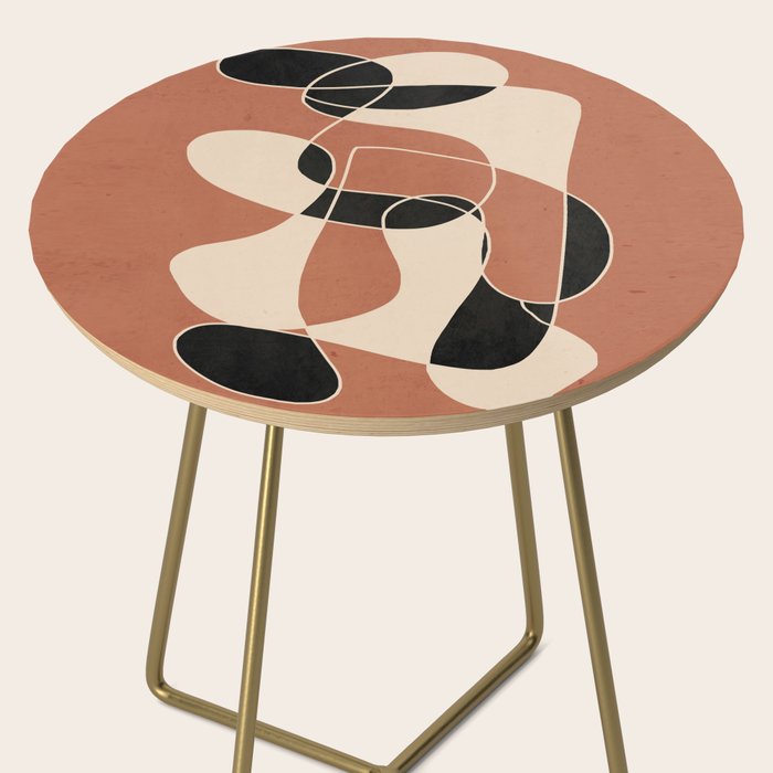 Modern Abstract Minimal Art 22 Side Table Gallery Image 2