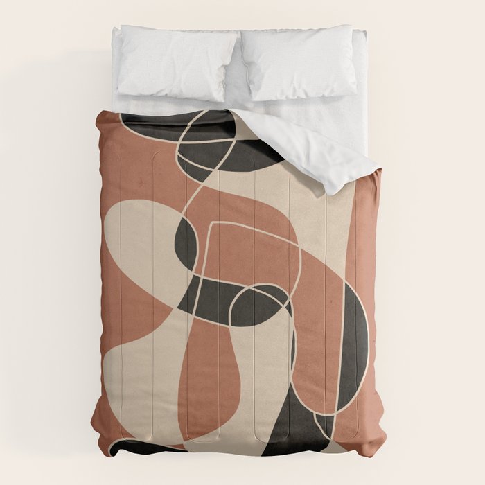Modern Abstract Minimal Art 22 Comforter Gallery Image 1