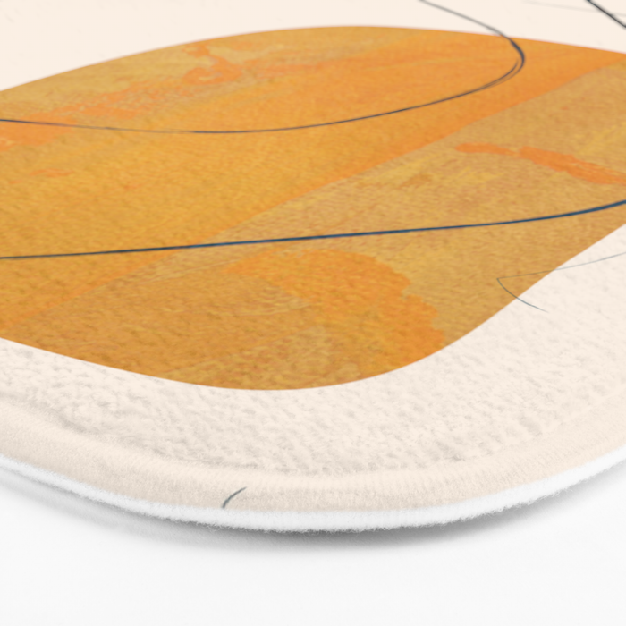 Abstract Line Art III Bath Mat Gallery Image 3