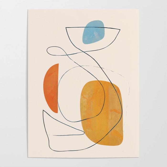 Abstract Line Art III Poster Gallery Image 1