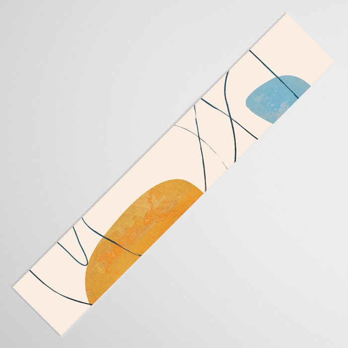 Abstract Line Art III Table Runner Gallery Image 3