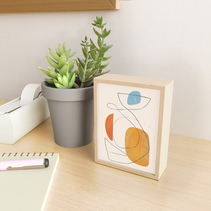 Abstract Line Art III Mini Art Print Gallery Image 2