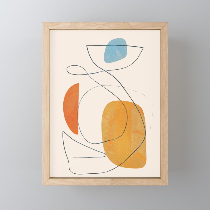 Abstract Line Art III Mini Art Print Gallery Image 1