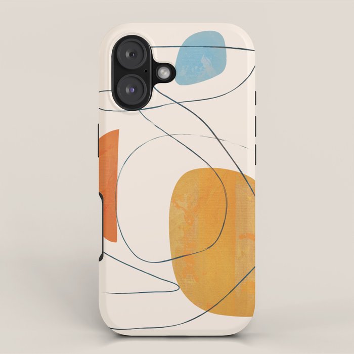 Abstract Line Art III iPhone Case Gallery Image 1