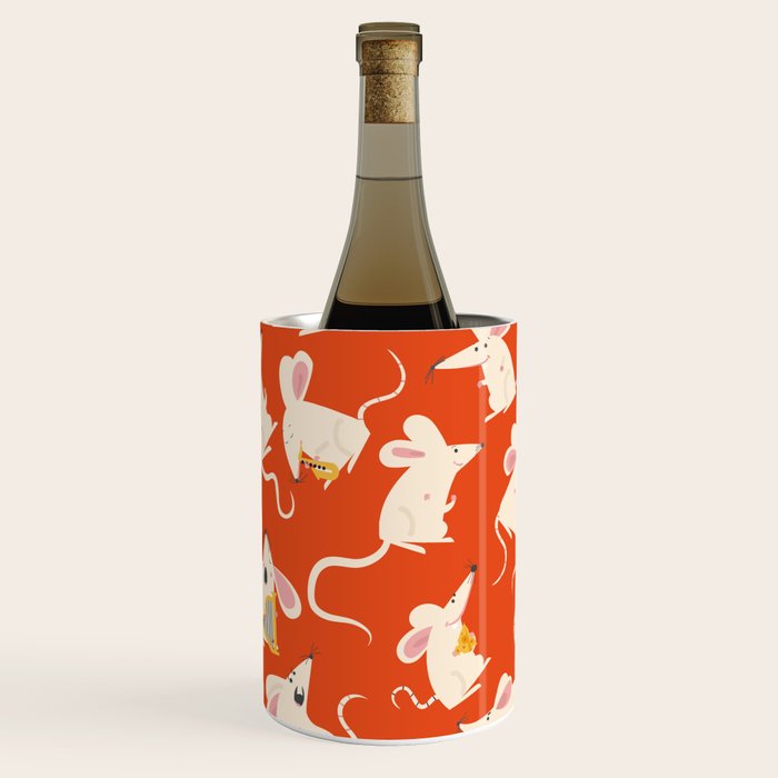 Happy mice pattern Wine Chiller Gallery Image 2