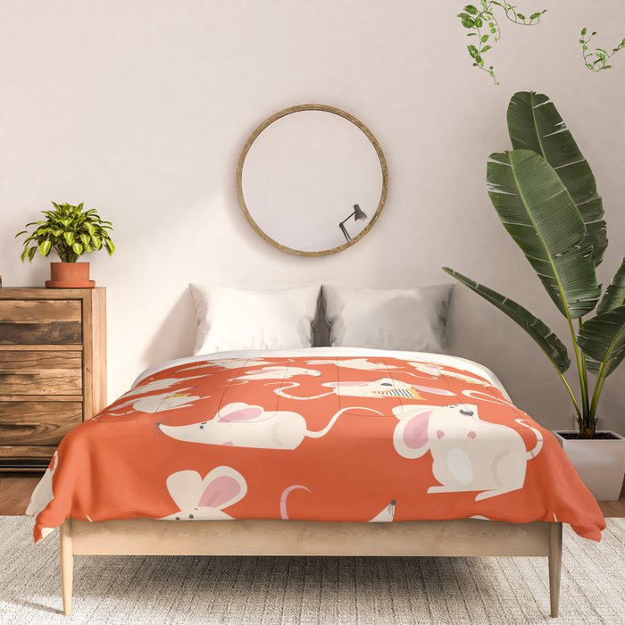 Happy mice pattern Comforter Gallery Image 3