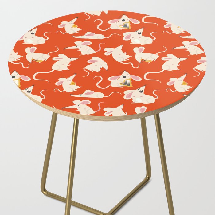 Happy mice pattern Side Table Gallery Image 2