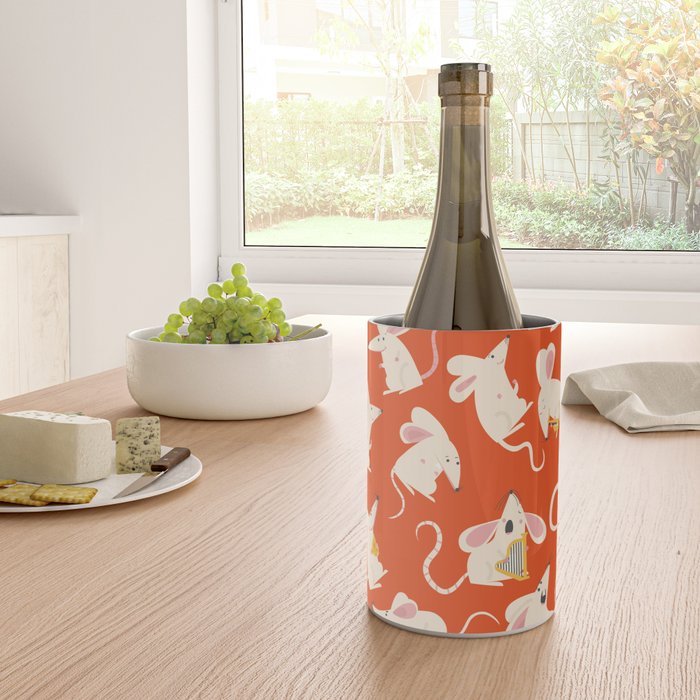 Happy mice pattern Wine Chiller Gallery Image 4