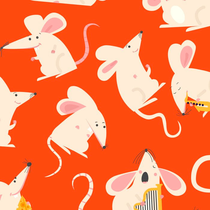 Happy mice pattern Coffee Mug Gallery Image 2