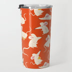 Happy mice pattern Travel Mug Gallery Image 3