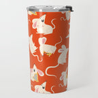 Happy mice pattern Travel Mug Gallery Image 2