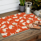 Happy mice pattern Outdoor Rug Gallery Image 2