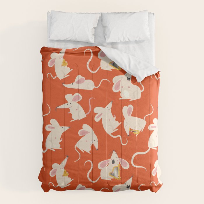 Happy mice pattern Comforter Gallery Image 1