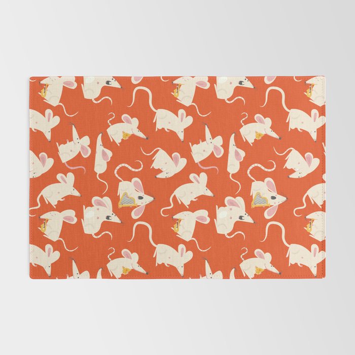 Happy mice pattern Rug Gallery Image 2