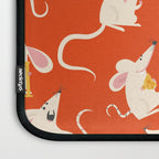 Happy mice pattern Laptop Sleeve Gallery Image 3