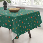 Retro abstract christmas decoration pattern Tablecloth Gallery Image 3
