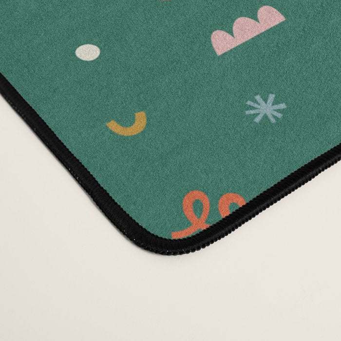 Retro abstract christmas decoration pattern Desk Mat Gallery Image 4