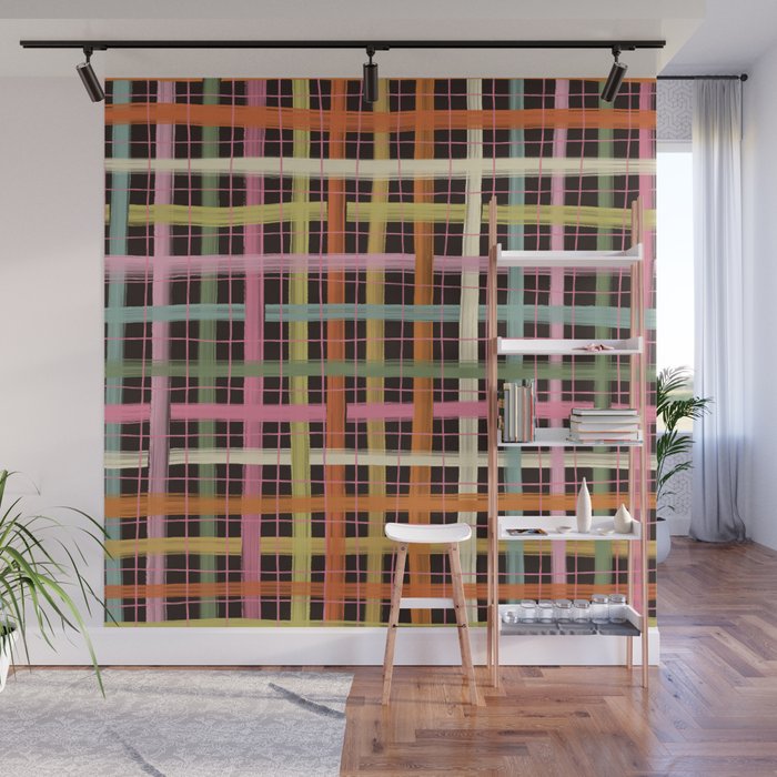 Plaid mood Wall Mural Gallery Image 1