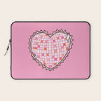 Disco Ball Heart Laptop Sleeve Gallery Image 1