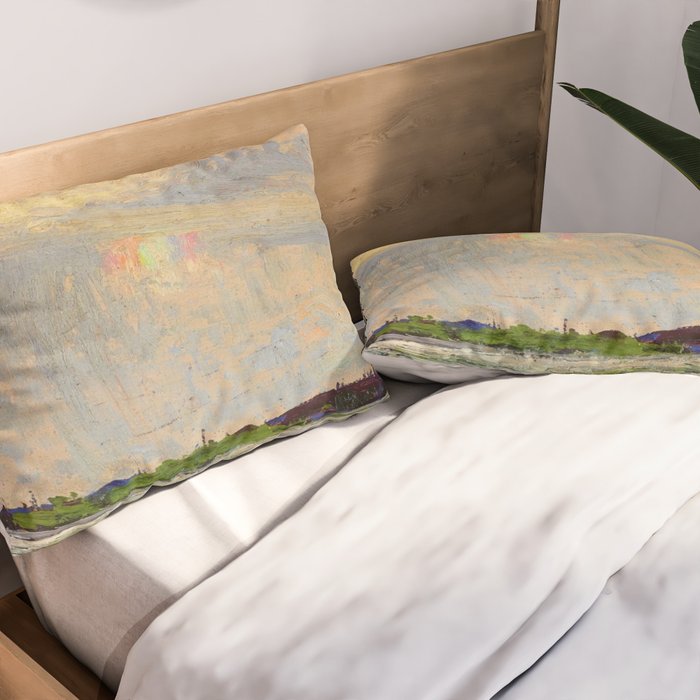 Tom Thomson Misty Sky c. 1913-1914 Canadian Landscape Artist Pillow Sham Gallery Image 2