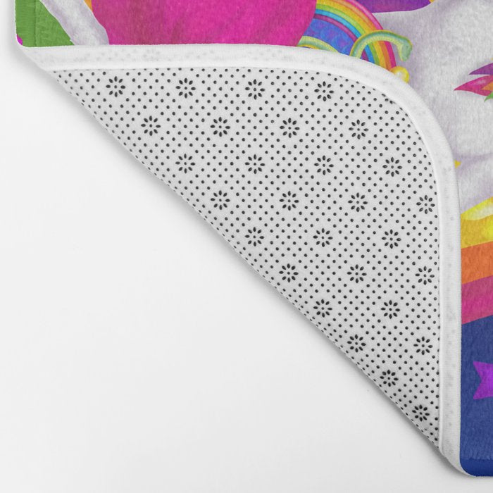 1997 Neon Rainbow Baphomet Bath Mat Gallery Image 2
