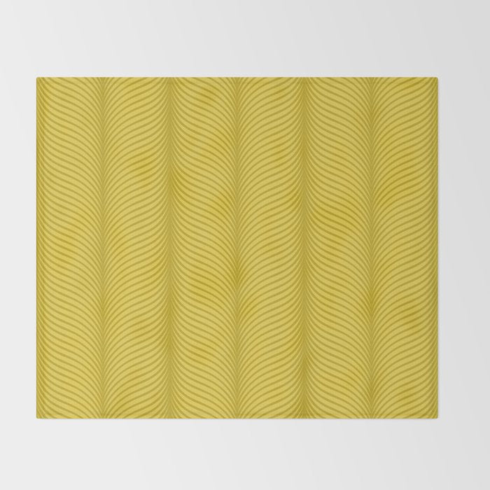 Elysian XVIII Chartreuse Green Throw Blanket Gallery Image 2