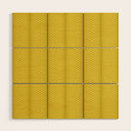 Elysian XVIII Chartreuse Green Wood Wall Art Gallery Image 1