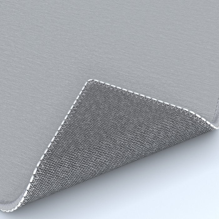 Solid Gray Light Neutral  Rug Gallery Image 4