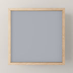 Solid Gray Light Neutral  Mini Art Print Gallery Image 1