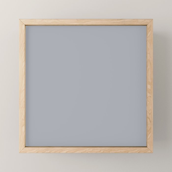 Solid Gray Light Neutral  Mini Art Print Gallery Image 1