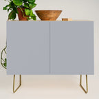 Solid Gray Light Neutral  Credenza Gallery Image 1