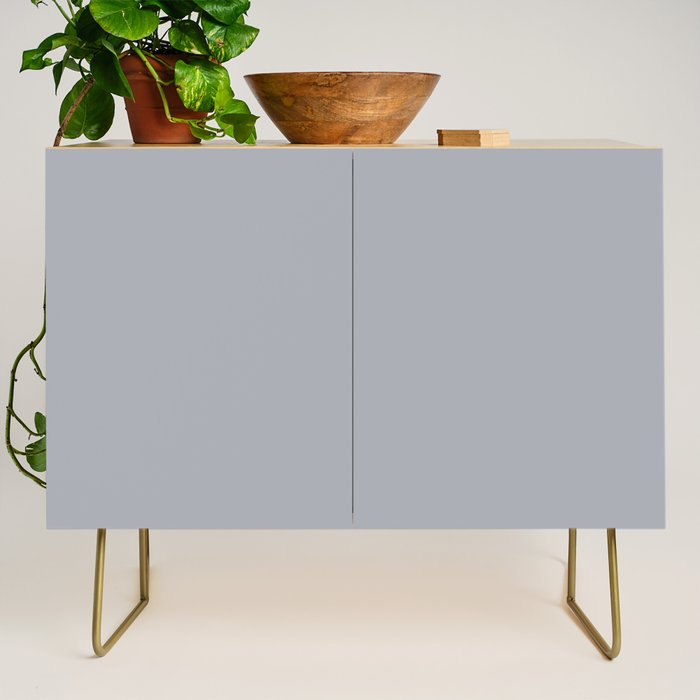 Solid Gray Light Neutral  Credenza Gallery Image 1