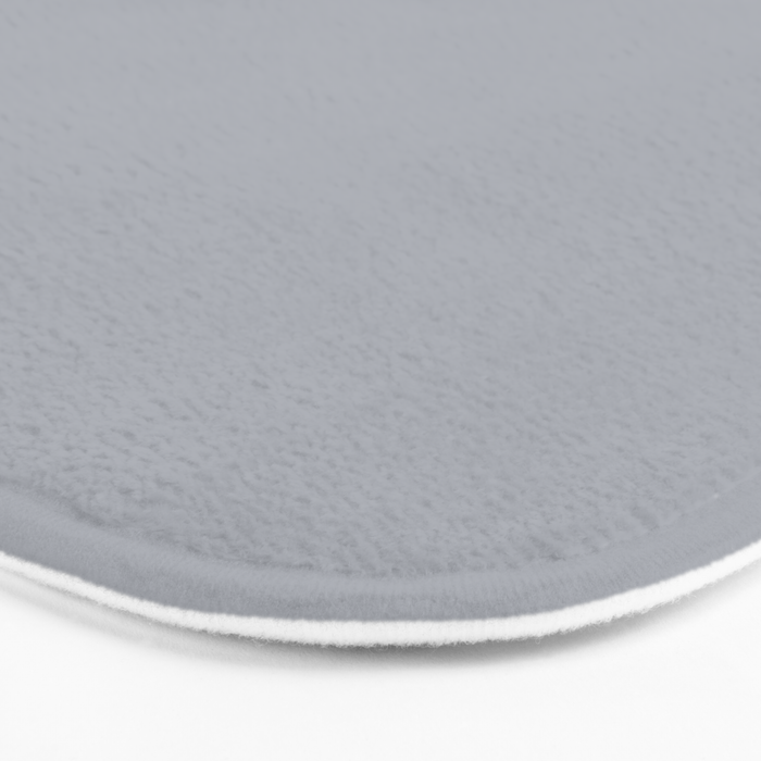 Solid Gray Light Neutral  Bath Mat Gallery Image 3