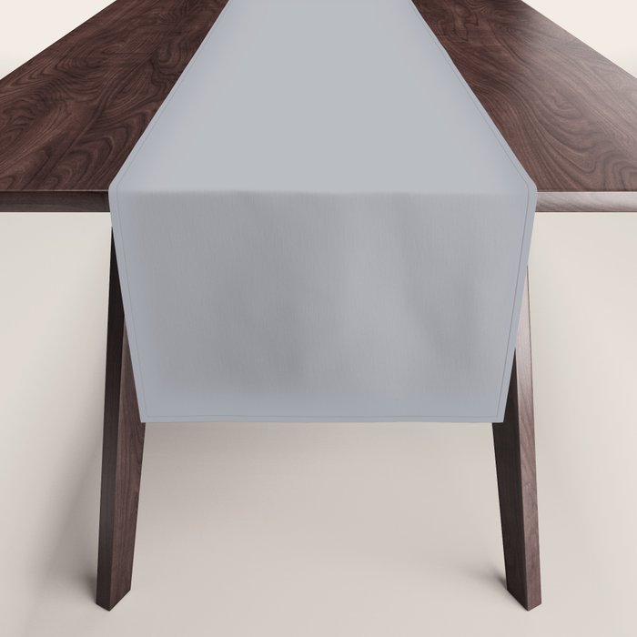 Solid Gray Light Neutral  Table Runner Gallery Image 1