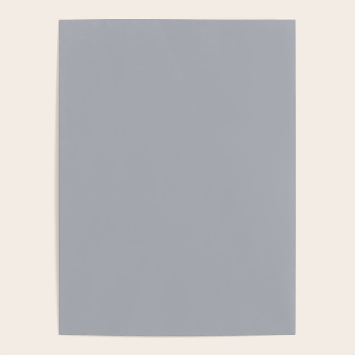 Solid Gray Light Neutral  Poster Gallery Image 1