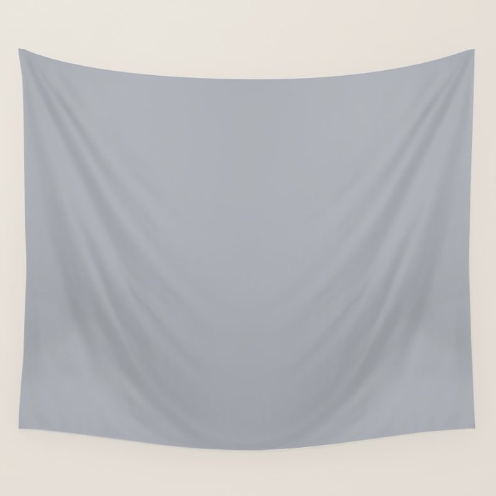 Solid Gray Light Neutral  Wall Tapestry Gallery Image 4